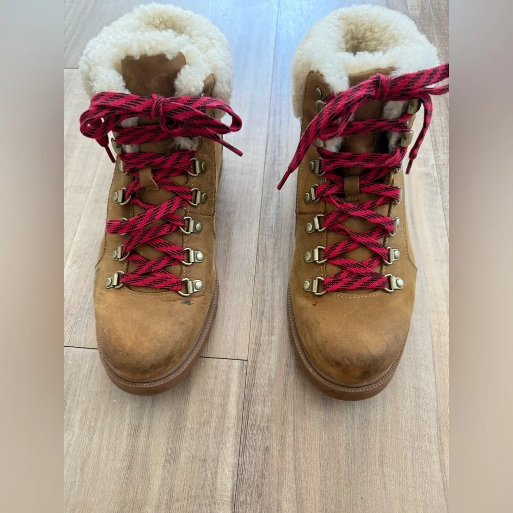 Sorel | Shoes | Sorel Brown Winter Boots With Red Laces  display picture 1